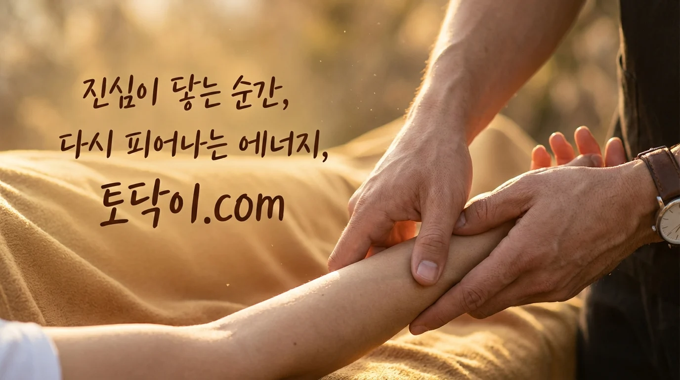 토닥이 뜻 감성 마사지 힐링 서비스 소개